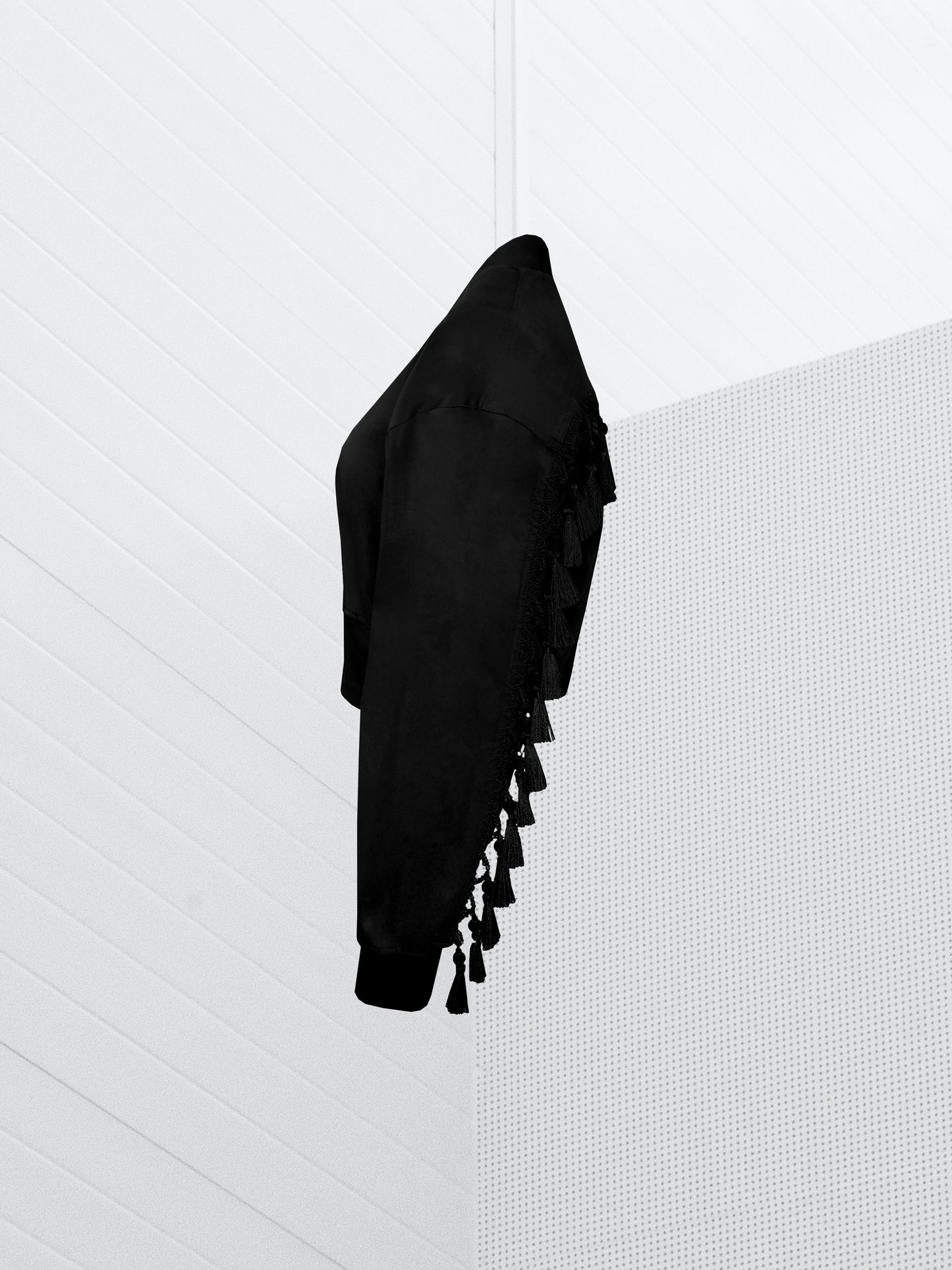 W ESSENTIAL TASSEL BOMBER